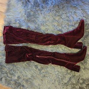 CIENEGA HEELED THIGH-HIGH BOOTS